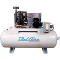 Quincy Compressor Belaire 338HE, 5HP, Two-Stage Compressor, 80 Gallon, Horizontal, 175 PSI, 18.5 CFM, 3-Phase 208-230V 8090250023